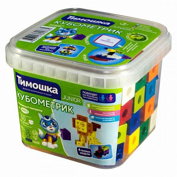 Конструктор Кубометрик (50дет) М011 (Тимошка)