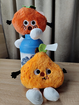 ММ.Фрукты 20см 2цв. D38023