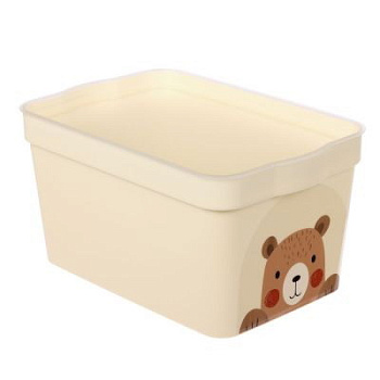 Ящик 2,3л для хранения Keeplex Happy (21,1х14,1х11см) Bear LA512311001 (П-Ц) 