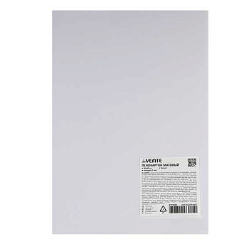 Пенокартон deVENTE 8119303 370г/м2, 30*40см, 5мм,мат.белый,пластик.пакет
