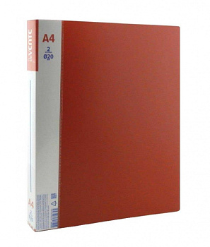 Папка 2 кольца 20мм deVENTE А4 "Daily" 3081405 700мкм, фактура "песок", непрозр.