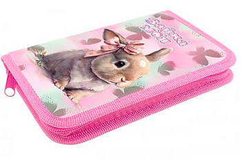 Пенал 1отд. 212*135*26 ОНИКС ПКТ-07-20 МАХ "Зайка моя" (72014) п/э,с откидн.план