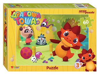Пазлы (60эл) Дракоша Тоша 81179 (Степ Пазл)