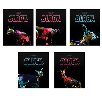 Тетрадь 48л. (клетка) ПЗБФ Премиум "Анимал Робот" 025014 уф-твин лак,фольга,асс.