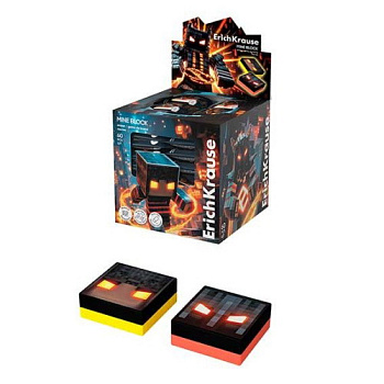 Ластик EK "Mine Block" 65344 квадрат.,25*25*10мм,Эко-ПВХ,асс.