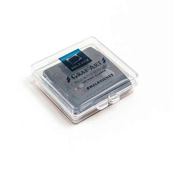 Ластик-клячка МАЛЕВИЧЪ 195039 чёрный,пласт.футляр