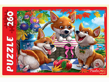 Пазлы (260эл) Корги П260-2971