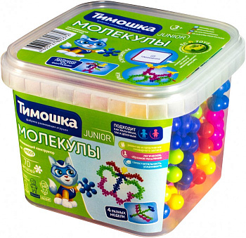 Конструктор Молекулы (70дет) М003 (Тимошка)
