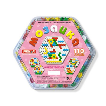Мозаика (d13мм/110дет) шестигр/кор 01034 (Стеллар)