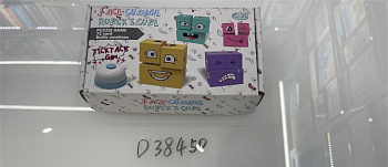 Головоломка-Игра из дерева кубики - создай лицо в/к D38450