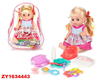 Кукла-пупс в рюкзаке WZB168-18