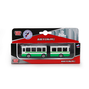Машина Технопарк металл. Автобус с резинкой (12см) в/к SB-15-34-B