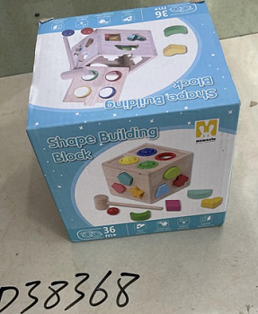 Головоломка-Куб из дерева логичесчкий в/к D38368
