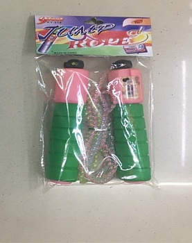 Скакалка 2,6м счетчик в пакете D36950