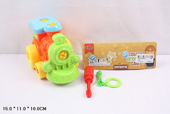 Конструктор-техника 1290 (паровоз) в пакете (RU)