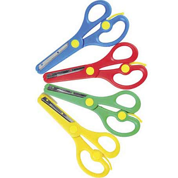 Ножницы детск. 13см deVENTE "Cosmo" 8010309 пластик. кольца, защита на лезвиях,