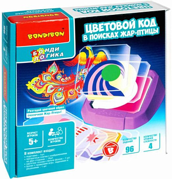 Bondibon Логическая игра Цветовой код в поисках Жар-птицы ВВ5084