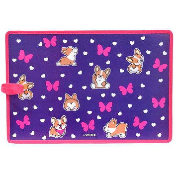 Покрытие настольное д/лепки 3D deVENTE "Corgi" 8061226 43*29см,пластик,500мкм,с