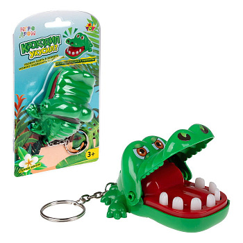 Игра мини ИГРОДРОМ Крокодил укусил (16,1х9,2х4,8см) блистер Т25088