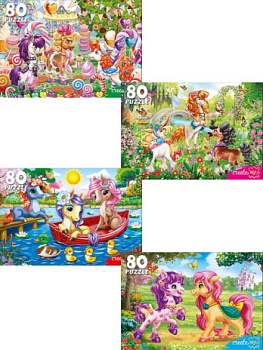 Пазлы (80эл) Пони №7 Ф80-2008