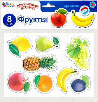 Магниты Фрукты (8шт) 02708 (Дес.Кор.)