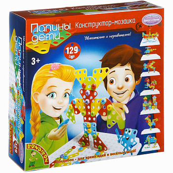 Bondibon Конструктор-мозаика (129дет) ВВ2092
