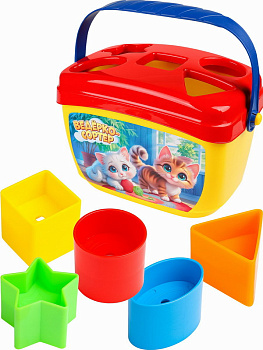 Сортер-ведерко Милые котята И-5893