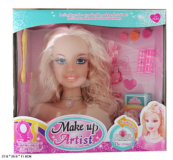 Парикмахер-стилист 233-3 манекен для причесок с аксессуарами в/к