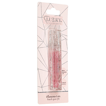 Lukky Diamond Lips Блеск для губ "эффект перламутровых губ" с ягодным ароматом,цв.роз.,3,5мл,блистер