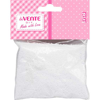 Фигурки пенопластовые deVENTE "Снег" 2мм 10гр 8003011 белые