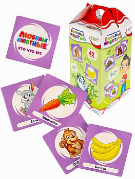 НПИ (карт) Bright kids Любимые животные ИН-4959