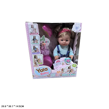 Кукла-пупс (пис) 30см YL2238B в/к