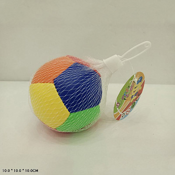 Мяч футбольный 9см.,детс. мягкий (33гр) в сетке 813512