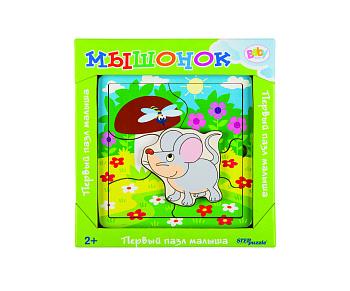 Игра из дерева Мышонок (собираем и играем) 89069 (Степ)