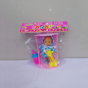 Пупсик с кроваткой YD361 в пакете