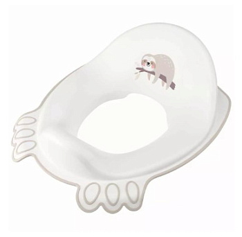 Накладка на унитаз детская с декором светло-бежевый *7 (Бытпласт)