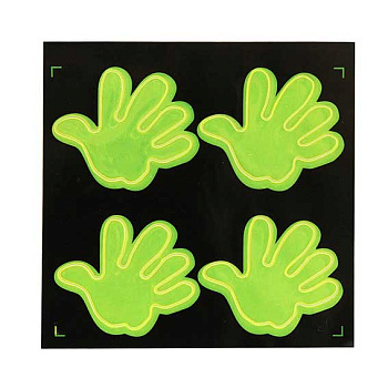 Светоотражающая наклейка Рука 4в1 КнсР2822-8