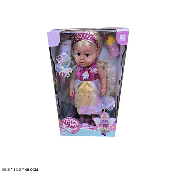 Кукла-сестренка (пис) 45см BLS009D свет платья в/к