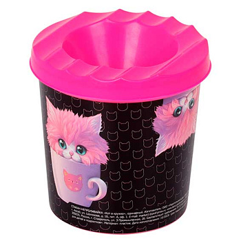 Стакан-непроливайка КОКОС "Кот в кружке" 241040