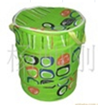 Бочонок для игр (корзина) 45*41см зелен. в пакете M17669