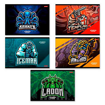 Альбом для рисования 16л. SVETOCH "Класс. Выбери героя!" 16АЛСК4_1_3_9  (000693 ) на с