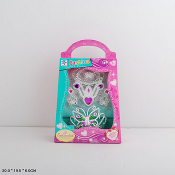 Набор аксессуаров CP102D диадема,серьги,колье,кольцо в/к