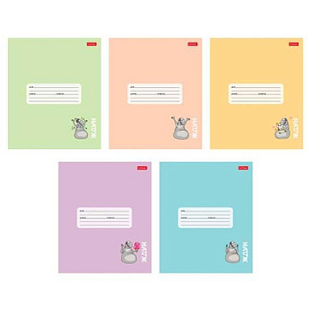 Тетрадь 18л. (клетка) ХАТ "Ждун" скругл.углы,асс. 18Т5В1