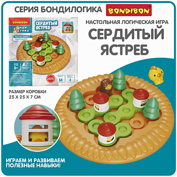Bondibon Логическая игра Сердитый ястреб ВВ6342