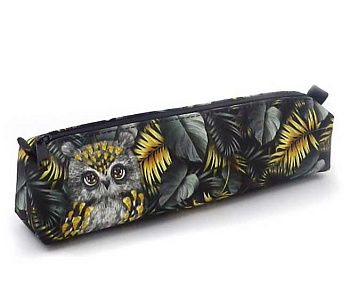 Пенал-косметичка CENTRUM 210*45*45 "Сова" 71036 полиэстер