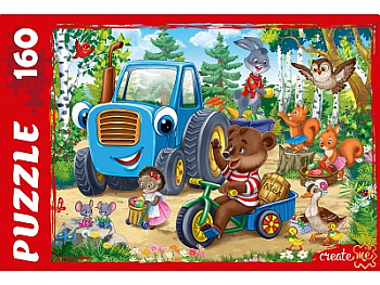 Пазлы (160эл) Весёлый трактор П160-3198