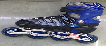 Ролики PU свет колес 3цв. размер M (35-38) D37003