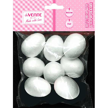 Фигурки пенополистирольные deVENTE "Эллипсы" 50*33мм,8шт. 8003909