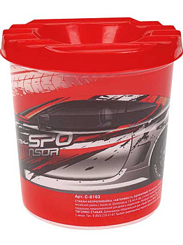 Стакан-непроливайка Проф-Пресс "Автомикс-5" С-8163 прозрачный