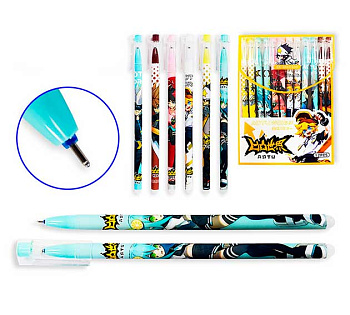 Ручка гелевая "Пиши-Стирай" "Aotu world" QX-1855 синяя,0,5мм